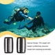 thumbnail image 4 of Advancent 2 uds cinturón de peso Keeper plástico nuevo deslizador fuerte tapón accesorios de repuesto artesanías buceo submarino Deportes acuáticos Negro, 4 of 6
