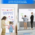 thumbnail image 2 of Large Whiteboard for Wall , 72"X48" Maxtek Magnetic White Board Dry Erase 6' x 4' Foldable Wall-Mounted Aluminum Frame for School, Classroom, Office & Home, 2 of 7