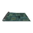 thumbnail image 2 of Ahgly Company Indoor Square Abstract Light Blue Modern Area Rugs, 6' Square, 2 of 4