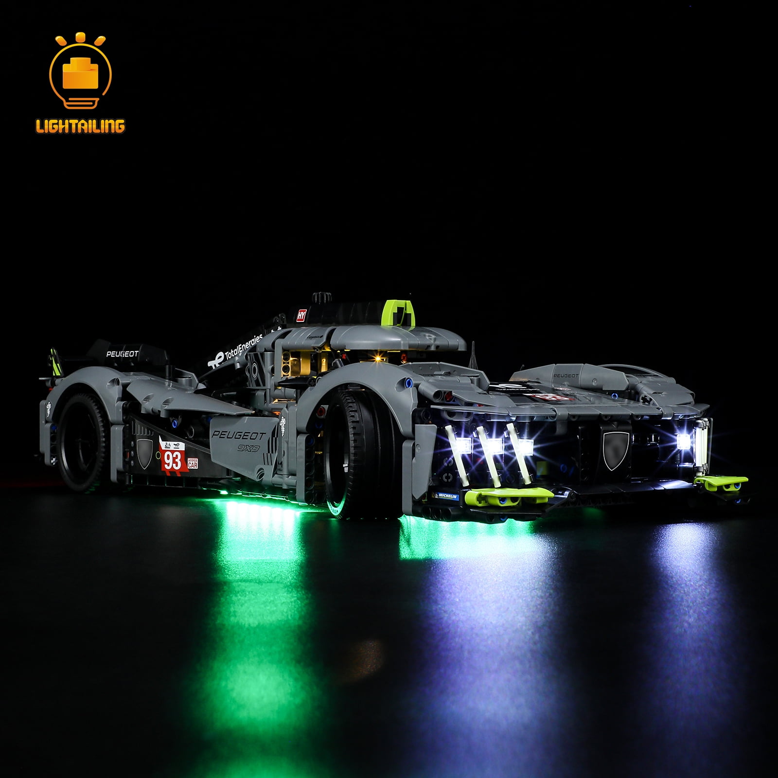 LIGHTAILING Led Kit for LEGO Technic PEUGEOT 9X8 24H Le Mans Hybrid Hypercar 42156 Building Toy Set(Not Include the - Walmart.com