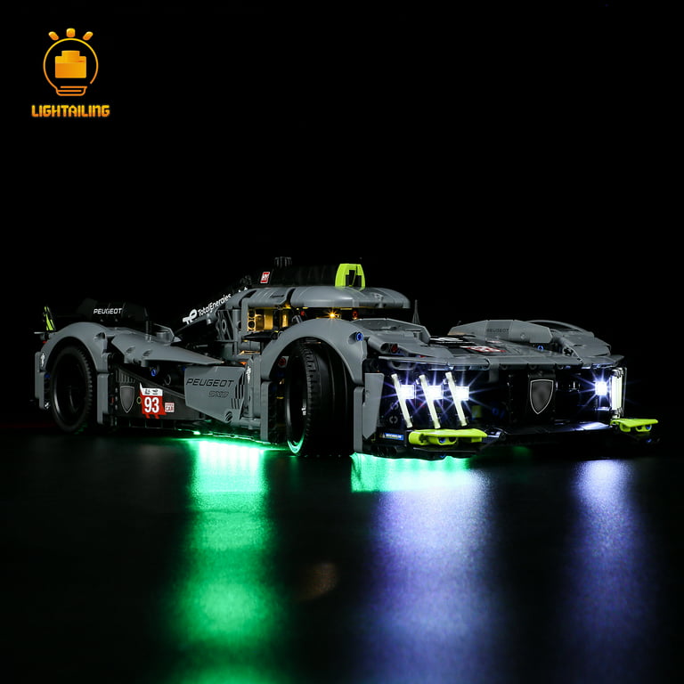 LEGO Technic PEUGEOT 9X8 24H Le Mans Hybrid Hypercar 42156 Collectible Race  Car Building Kit for Adults and Teens