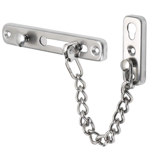 Door Chain Lock Stainless Steel Door Safety Locks from Inside Door Security Chain Guard Lock