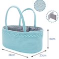 thumbnail image 3 of Organizador portátil para pañales de bebé, organizador de almacenamiento para coche, contenedor de inserciones extraíbles, cestas para artículos Macarena Organizador de pañales, 3 of 8
