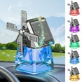 thumbnail image 2 of Huanledash Auto Windmill Solar Car Perfume Air Freshener Aromatherapy Cute Car Energy Rotating Aromatherapy Diffuser Interior Decoration Accessories, 2 of 8