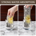 thumbnail image 4 of 2 Pcs Funny Kitchen Towels,Gray Daisy Flower Yellow Blooms Pattern Microfiber Dish Towels,Kitchen Tea Towels,Kitchen Towel Set (18" X 26"), 4 of 7