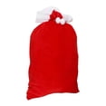 thumbnail image 1 of Bolsa de regalo navideña grande con cordón ajustable, ideal para regalos navideños en el hogar o para guardar objetos pequeños. 100 cm x 70 cm, 1 of 9