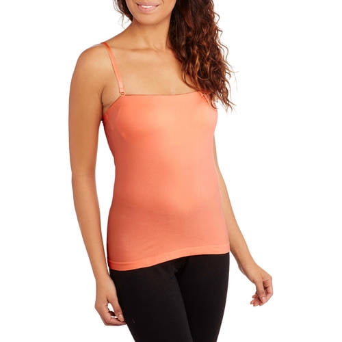 seamless cami with built in bra