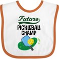 thumbnail image 3 of Inktastic Future Pickleball Champ Boys or Girls Baby Bib, 3 of 4