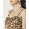 thumbnail image 5 of Moomaya Printed Georgette Sleeveless Bodycon Dress - Elegant Evening Dress, 5 of 9