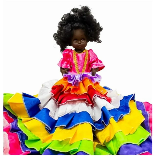 Muñeca conga de Oya orisha para altar santería yoruba ritual (M)