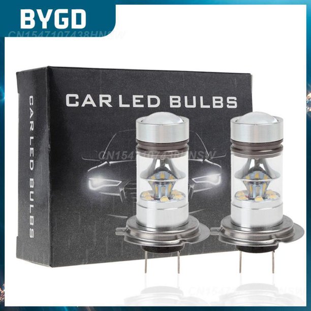 H7 Car Led Light Bulb Super Bright Car Fog Light Universal Durable Led Automobiles Fog Light Lamp Car Accessories Led Light2pcsChina He Qiyong unisex