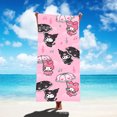 thumbnail image 1 of Cross Border temu Cartoon Sanrio Hello Kitty Kawaii Shawl Printing Absorbing Water Quick Drying Beach Bath Towel, 1 of 5