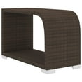 thumbnail image 5 of vidaXL Ensemble de Salon de Jardin 8 Pcs avec Coussins en Rotin Poly Brun, 5 of 5