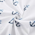thumbnail image 5 of Kids Classic Printed Microfiber Sheet Sets, Ultra Soft Fitted Sheets with Straps - Anchor, Full Size, 5 of 5