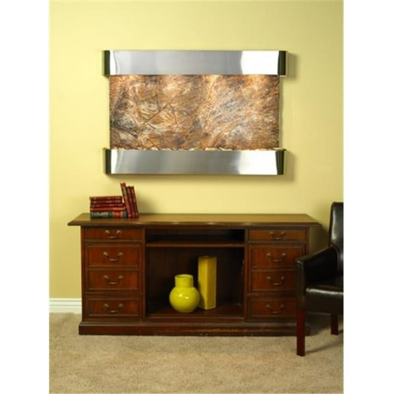 Adagio SSR2006 Sunrise Springs - Brown Rainforest Marble Wall Fountain