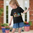 thumbnail image 4 of ZACPNCV Little Boys 4th of July T-Shirt Flag Tees Kids Toddler Short Sleeve Tee Shirts Black 3-4 Years, 4 of 9