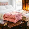 thumbnail image 4 of Throw Blanket,Soft Fluffy Faux Fur Sofa Blanket | 31.4x47.2 Inch Lightweight Warm Shaggy Blankets for Bed Couch Sofa Chair | Ideal Gifts for Women,Pink, 4 of 6
