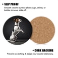 thumbnail image 3 of BaHomeck Drink Coasters Set of 4 with Holder white and brown Jack Russell Terrier dog Water Absorbent Ceramic Coasters Tabletop Protection,Suitable for Various Cup ,Home Decor, 3 of 4
