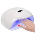 thumbnail image 2 of Secador de uñas con lámpara LED UV de 80 W para esmalte de uñas en gel, lámpara de curado con sensor automático con ajustes de temporizador, herramientas para uñas de manos y pies Adepaton 970812-1, 2 of 6