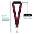 thumbnail image 3 of Transformers Lanyard, Transformers Generations Optimus Prime and Autobot Icon Black, Elastic, 3 of 4