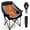 Gray, variant on Oversized Heated Camping Chair, Patio Lounge Chairs With 3 Heat Levels, Portable Folding Heated Chair Round Moon Saucer Folding Lawn Chair Outdoor Chair For Camping, Lounge Patio