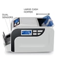 thumbnail image 4 of Professional Polymer & Paper Multi-Currency Bill Cash Counter. Canadian Plastic & USD Banknote Counting Machine with Counterfeit Detection and LCD Screens, 4 of 6
