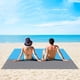 thumbnail image 1 of Tapete de playa Sin arena Impermeable 79” ×83” Manta de playa para exteriores WD.WDQZL Hogar, 1 of 5