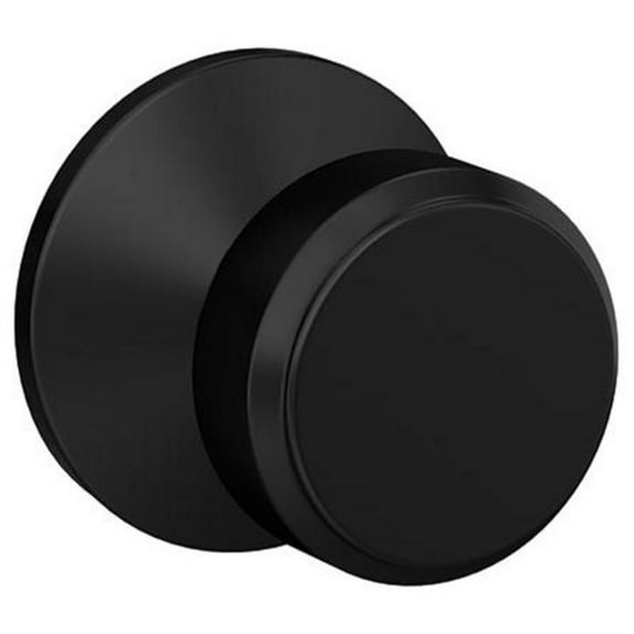 Schlage Fc172-Bwe-Kin Custom Bowery Non-Turning Two-Sided Dummy Door Knob Set - Black