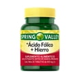 thumbnail image 1 of Acido Folico + Hierro Spring Valley Tabletas, 1 of 4