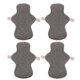 thumbnail image 1 of Washable Sanitary Pads, Leak Proof, Soft, Breathable, Absorbent, Reusable, for Women, 4 Pieces, 25 x 16.5 cm, 1 of 1