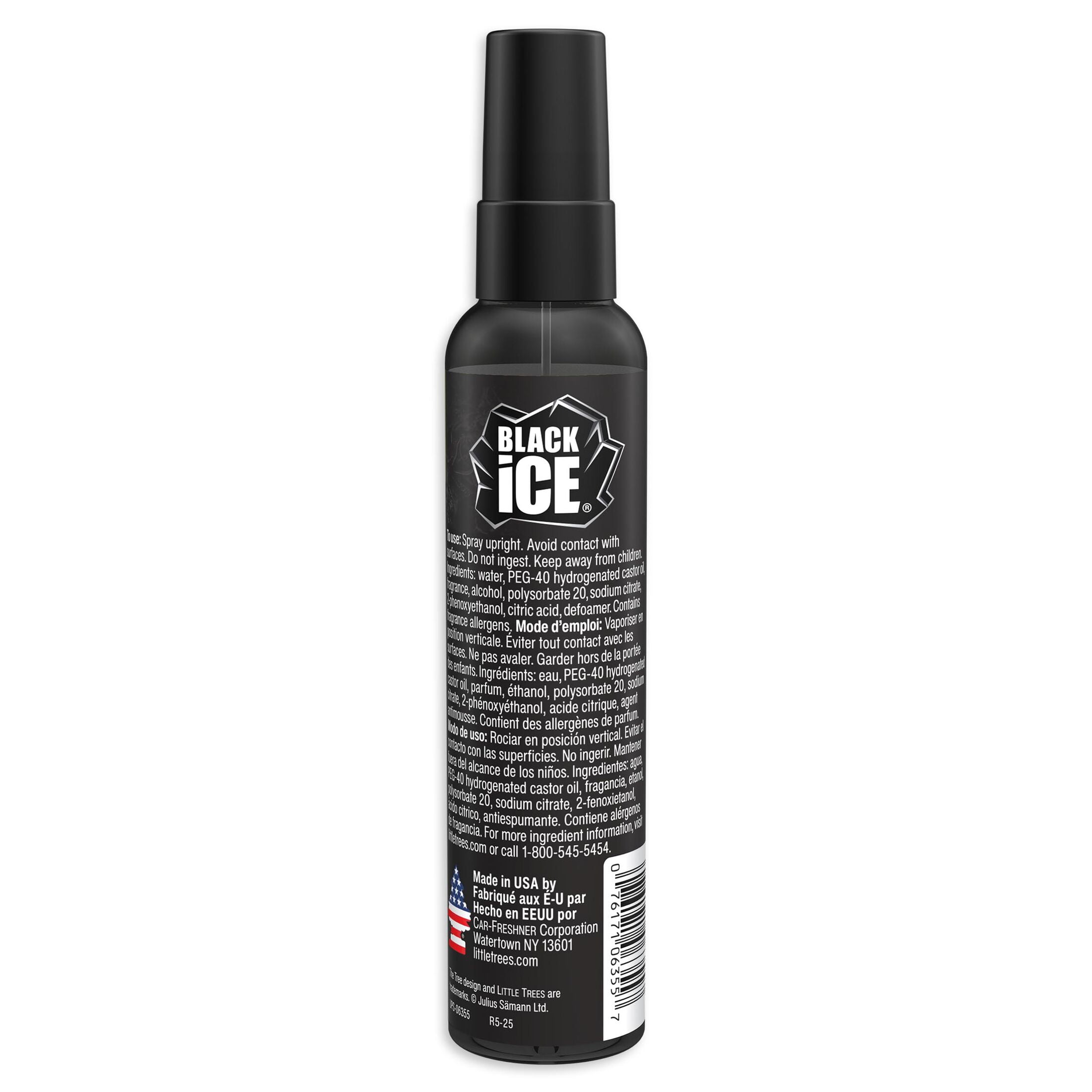 LITTLE TREES Désodorisant Spray Black Ice 3.5 FL OZ