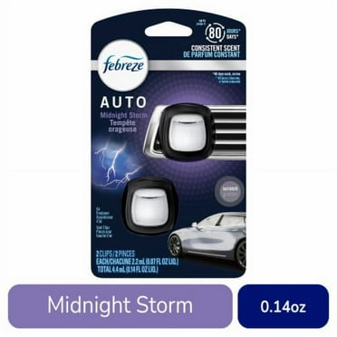 Febreze AUTO Air Freshener Vent Clip Midnight Storm Scent