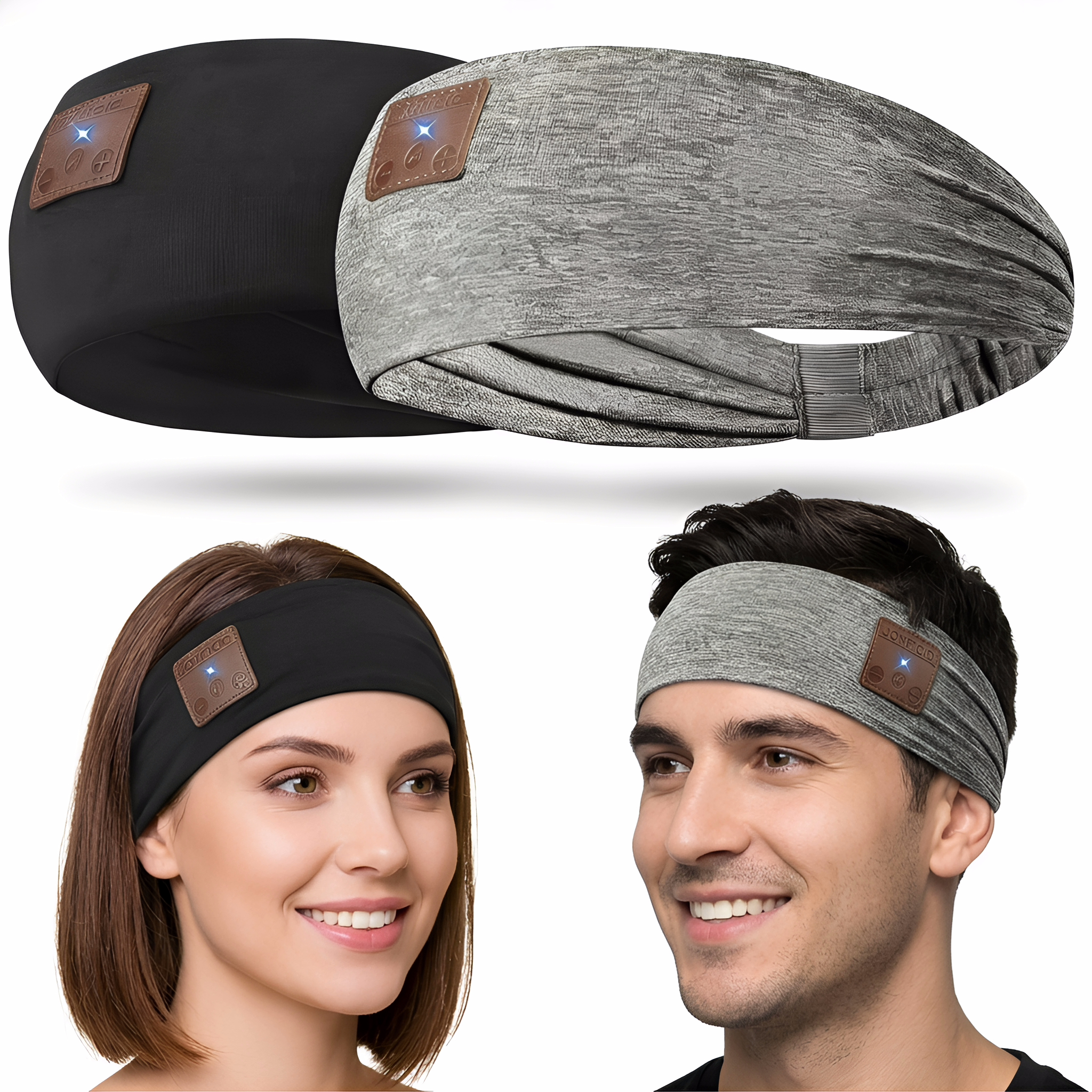 2-Pack Sleeping Headphones Bluetooth 5.4 Headband Headband Headphones with Ultra-Thin Speakers, Headsets Headband for Side Sleepers Running Insomniac Travel Meditation