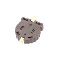 thumbnail image 2 of 14 Pcs Brown Plastic CR1220 Cell Button Lithium Batteries Socket Holder, 2 of 2