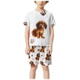 thumbnail image 4 of UAYOTSE Toddler Baby Boy Summer Clothes Set Tops+Pants Dinosaur T-shirt Outfits Cartoon Set Kids Boys Outfits&Set,Sizes 2-3 Years, 4 of 6