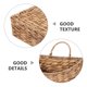 thumbnail image 3 of Raindrops Cesta Mural De Rattan Tejida A Mano Para Plantas Interiores Estilo Bohemio Color, 3 of 6