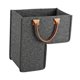 thumbnail image 1 of Cesta de escalera con asas, organizador de almacenamiento, moderna cesta de escalera plegable en forma de L para computadoras, ropa, decoración del, 1 of 8