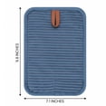 thumbnail image 6 of Unique Bargains Silicone Heat Resistant Trivets Non Slip Hot Pads Blue 2Pcs, 6 of 6