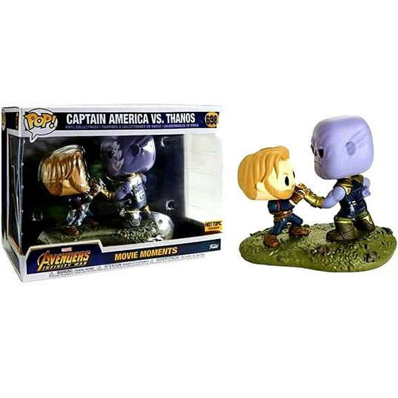 Funko POP! Marvel Captain America & Thanos Vinyl Bobble Head 2-Pack (Movie Moments)