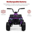 thumbnail image 4 of QinaQin ATV eléctrico infantil de 12V, cuatrimoto para niños de 3 a 8 años con luces LED, llantas con dibujo y música, ideal para paseos al aire libre de niños y niñas, 4 of 6