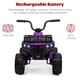 thumbnail image 4 of QinaQin ATV eléctrico infantil de 12V, cuatrimoto para niños de 3 a 8 años con luces LED, llantas con dibujo y música, ideal para paseos al aire libre de niños y niñas, 4 of 6