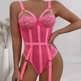 thumbnail image 1 of Disfraces eróticos para mujer ropa interior Porno sin mangas de Color sólido ropa de dormitorio femenina, 1 of 6