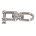 thumbnail image 1 of Double Jaw Shackle, Professional Heavy Duty 304 Stainless Steel Rolling Shackle Device For Swing Climbing Rope, 1 of 8