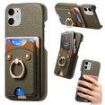 thumbnail image 1 of Case for FOXDOCK iPhone 12 Mini , Leather, Bear Ring, Card Holder, 1 of 4
