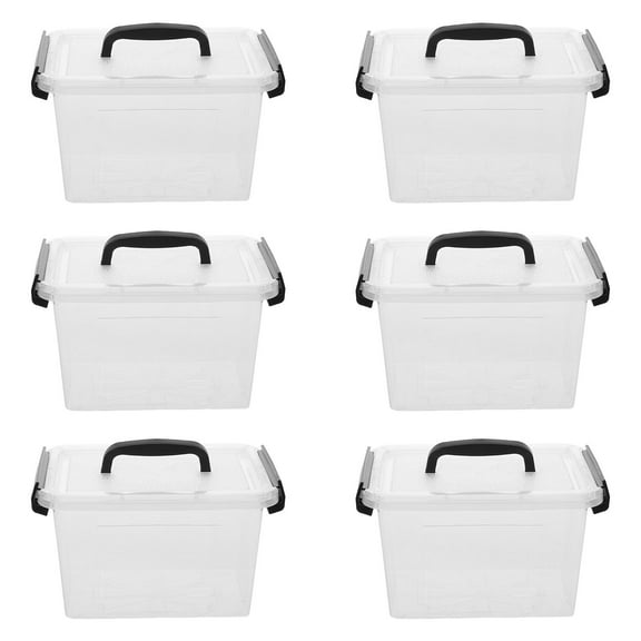 UPOUART 6Pcs Small Storage Bins With Lids For And Versatile Use