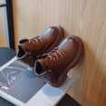 thumbnail image 5 of GEWSEY Baby Boy Boots Baby Boys Girls Unisex Walking Shoes First Step Walker Lightweight Non-Slip(-Toddler) Brown,11.5, 5 of 5
