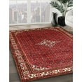 thumbnail image 2 of Ahgly Company Indoor Rectangle Traditional Sienna Brown Persian Area Rugs, Swatch Sample, 2 of 6