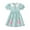 A-Bule Rabbits, variant on Emy Dola 2-7T Little Girls Lace Lapel Collar Cotton Dress Short Sleeve Foral Bunny Applique Tunic Summer Dresses