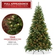 thumbnail image 3 of Árbol de Navidad Casafield Realista verde preiluminado 2,3 m con soporte, 3 of 7