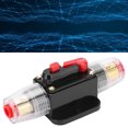 thumbnail image 4 of Circuit breaker overload protection fuse holder reset fuse inverter audio fuse holder Circuit Breaker Red Copper Phenolic Plastic Resettable Fuse Protector for Car Audio System100A ANGGREK Otros, 4 of 8